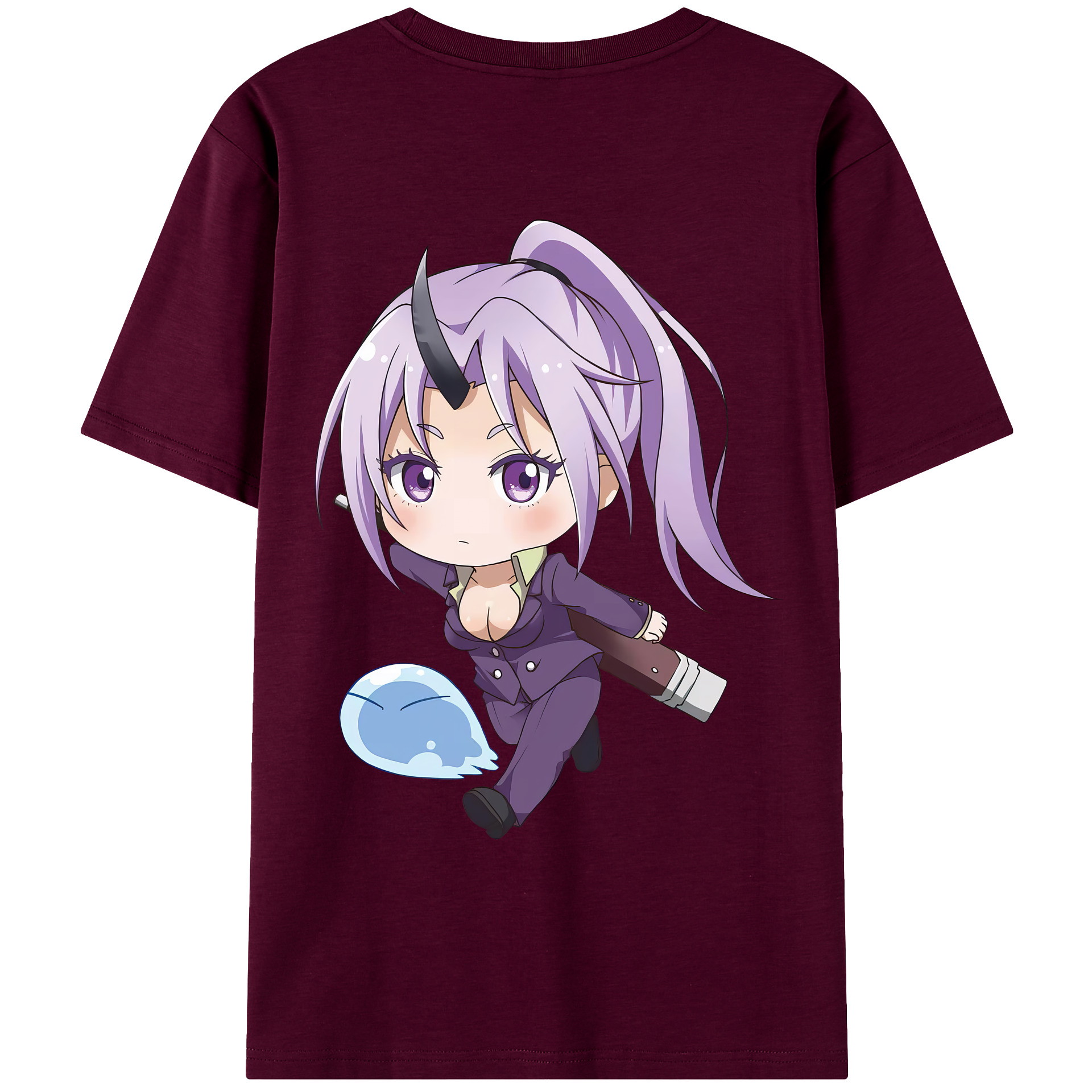 （画像用） 転スラ Regarding Reincarnated to Slime レディース半袖Tシャツ(バックプリント)